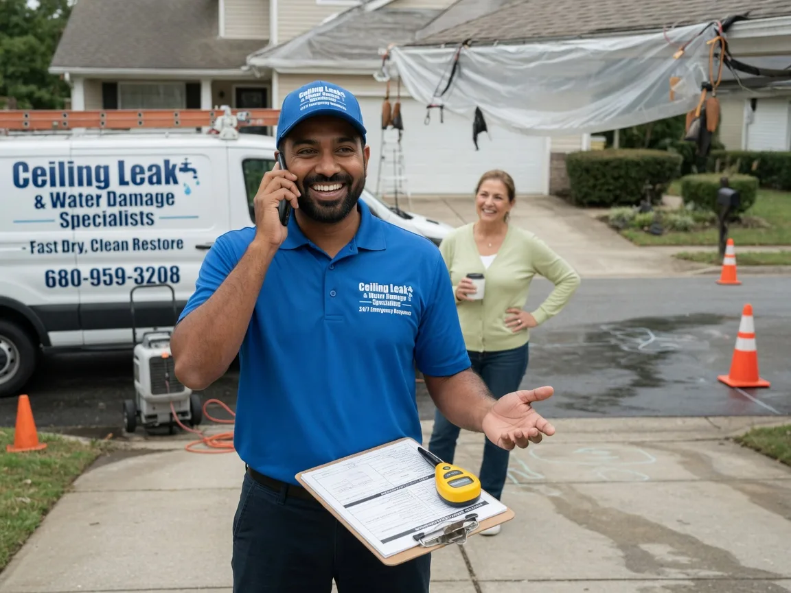 Ceiling Leak Cleanup Grandfalls, TX FAQs